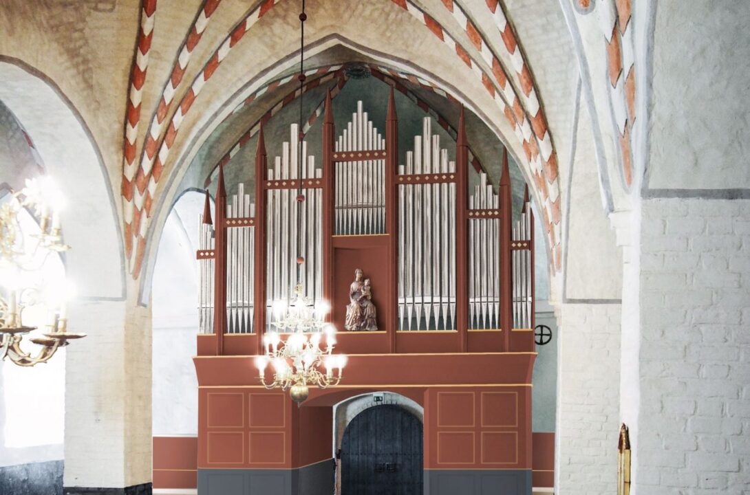 Orgelneubau in der St.-Peter-Kirche Lieto, Finnland